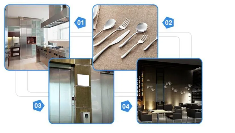 Зеркальное полированное пробивание Ba 2b Высокопрочная 316 нержавеющая сталь для высокопроизводительного промышленного строительства 3