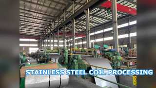 201 304 410S 430 Stainless Steel Coil Slitting & Cut To Length Processing Mirror Finish Stainless 
