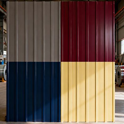 Купить Горячеоцинкованный стальной лист с цветным покрытием Высокопрочный Равномерное покрытие Производство в сети